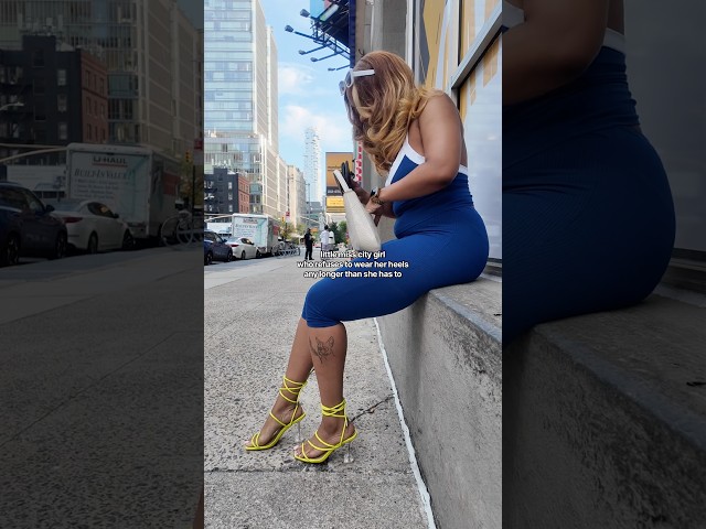 How else y’all expect me to get around #nycgirl #heels #littlemiss