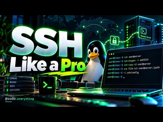 SSH in Depth: Keys, Config File, Port Forwarding, Jump Hosts & Hardening