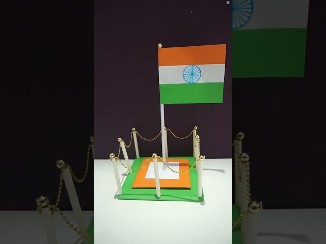 How to Make a Perfect Indian Flag Model for Exhibition | How to Make an Indian Flag Model for School