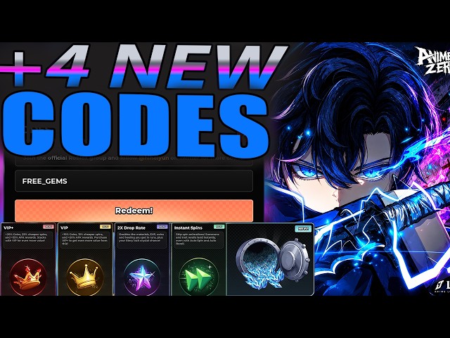 *NEW* ALL WORKING CODES FOR ANIME ZERO IN 2026! ROBLOX ANIME ZERO CODES