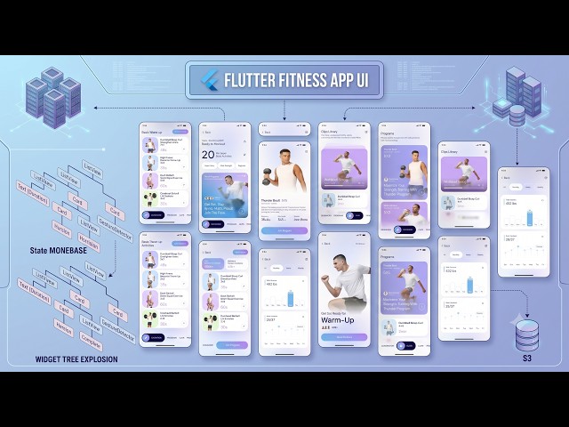Flutter UI Tutorial: Fitness App (Free Source Code)