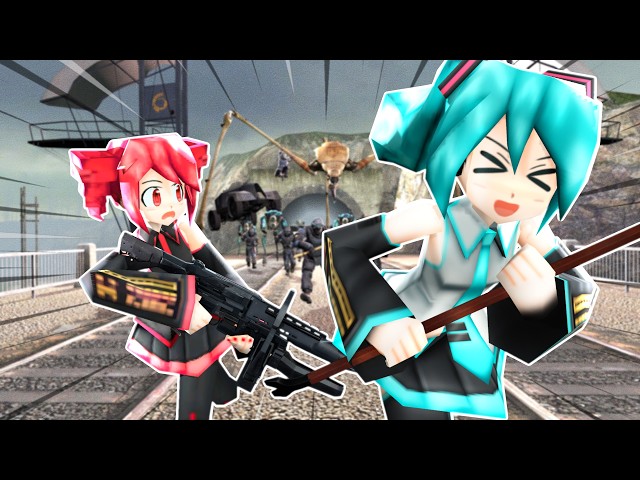 HL2 Experience with Miku & Teto [SFM Animation]