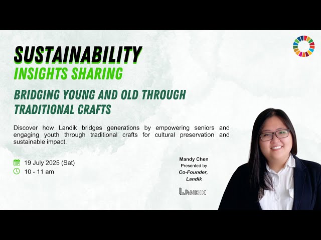 SIS 15: Bridging Young and Old Through Traditional Crafts