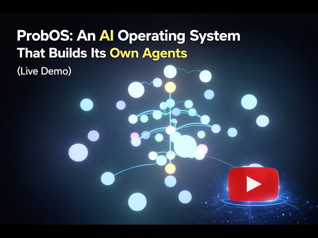ProbOS: An AI Operating System That Builds Its Own Agents (Live Demo)