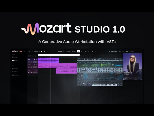 Mozart Studio 1.0 – A Generative Audio Workstation with VSTs
