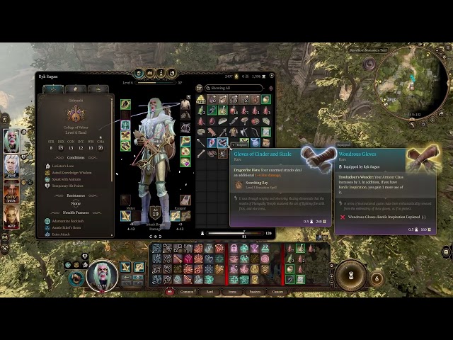 How I got the Gloves Of Cinder And Sizzle item so I could more fire damage with my Unarmed attacks