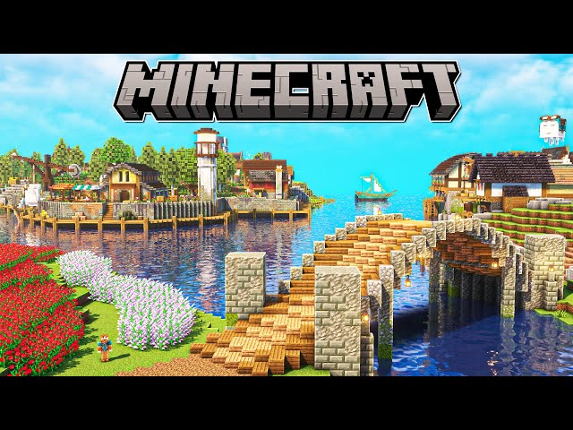 Building a New Bridge in Hardcore Minecraft!