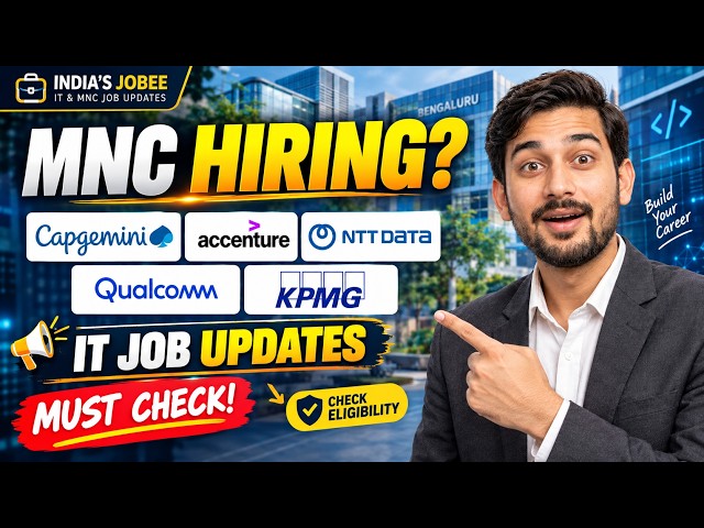 Latest IT Jobs 2026 | Top MNC Hiring for Fresher & Experience | Software Engineer Jobs India’s Jobee