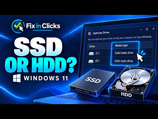 How to Check If Your Drive Is SSD or HDD in Windows 11
