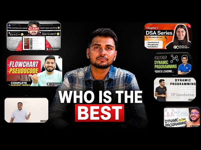 Best DSA Playlist on YouTube in 2026? | Complete DSA Course Comparison #dsa