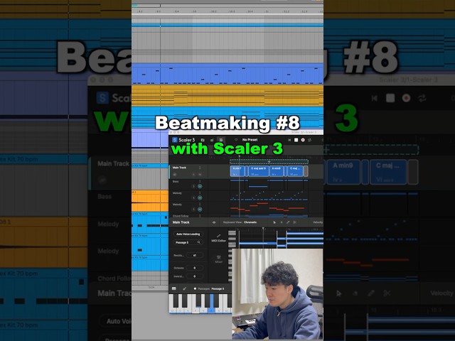 Turning Chords into a Melodic Hip Hop Beat with Scaler 3 | Beatmaking 8 #beatmaker