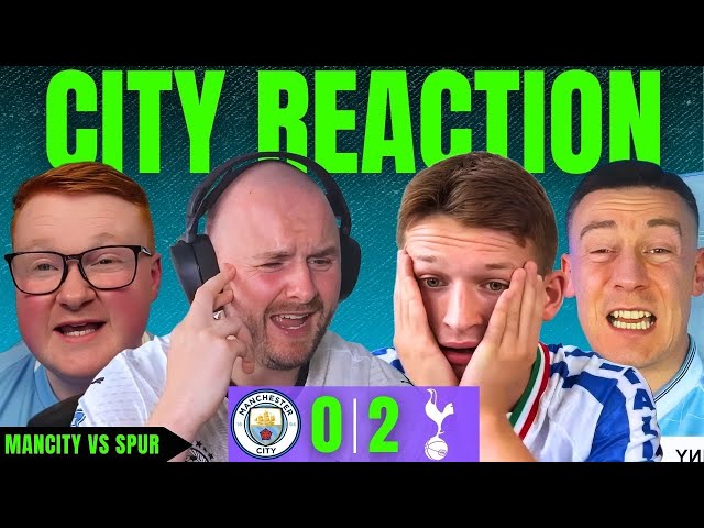 MAN CITY FANS MELTDOWN | REACTION TO MAN CITY 0-2 TOTTENHAM | PREMIER LEAGUE FAN REACTIONS