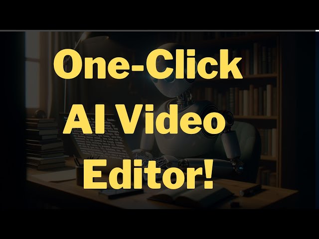 AI Video Editor | Fully Edit Videos With A Single Click!