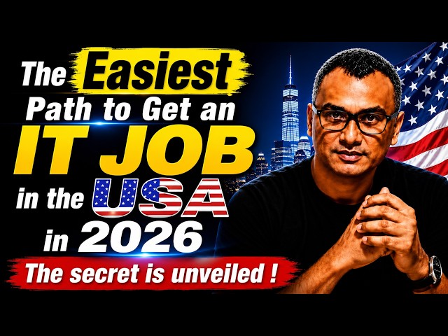 How to Get an IT Job in the USA in 2026 | Step-by-Step Roadmap✌️
