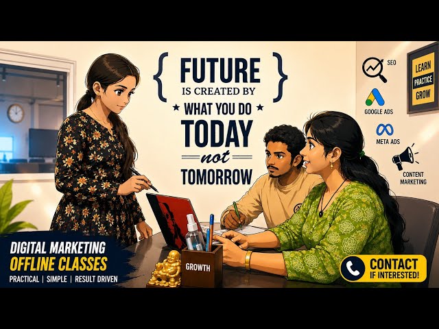 Digital Marketing Nerchukoni Mee Business Ni Grow Cheyyandi 🚀 | Kareer9