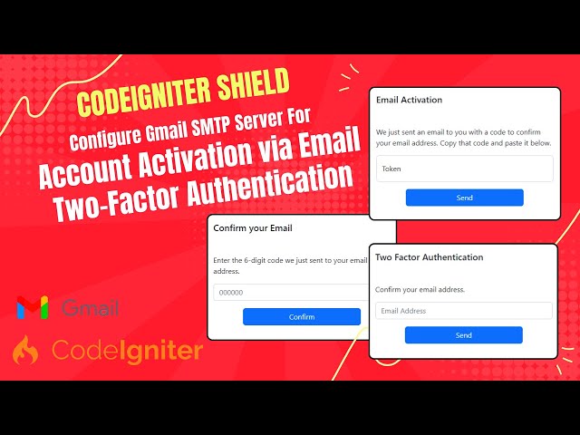 Codeigniter Shield:  Account Activation & Two-Factor Authentication #codeigniter4 #shield