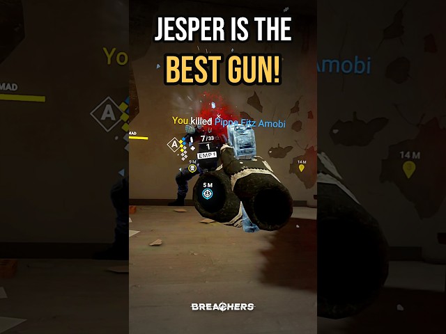 JESPER IS THE BEST GUN IN BREACHERS VR #vr #gaming #r6 #vrarcade #virtualreality #virtualrealitygame