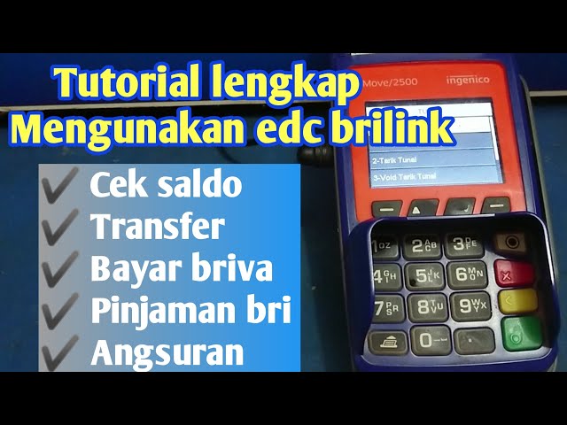 Complete tutorial on how to use the BRILINK EDC machine