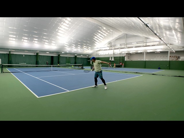 [4K UHD Court-Level] Jackie's Tennis Training - #797 - 2026-09-24 (8am, Thursday) - Lesson with Mark