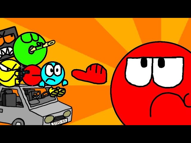 UNHINGED Red Ball 4 Short Clips I Made (Animation)
