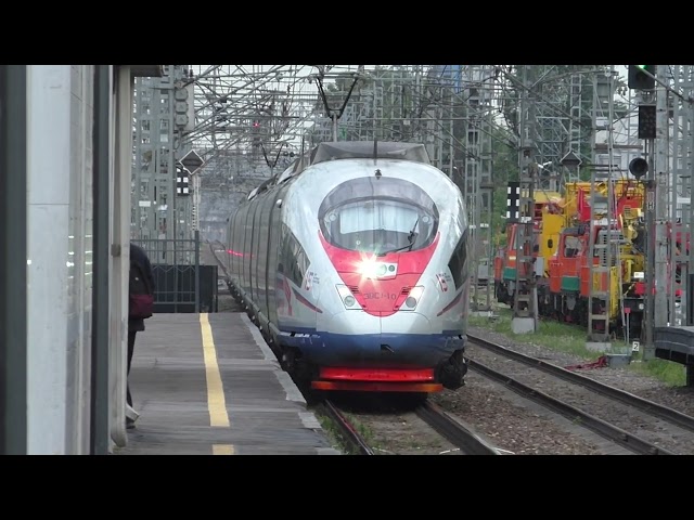 RZD Sapsan train ЭВС1-02 slowmo #shorts #sapsan #evs1