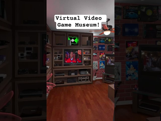 I Built a Video Game Museum in VR!#EMUVR #videogamemuseum #VR