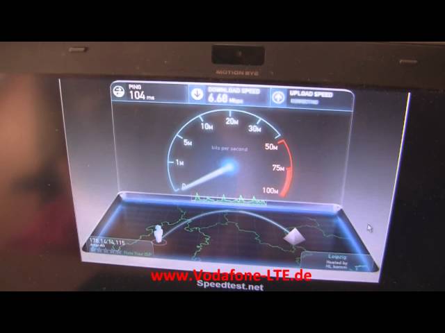 Vodafone LTE Speedtest / Speedcheck - surfen mit Vodafone LTE TurboBox (mit und ohne Außenantenne)