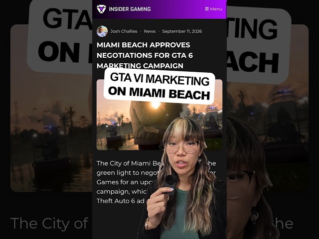 Miami Beach APPROVES Negotiations For GTA 6 Marketing Campaign..