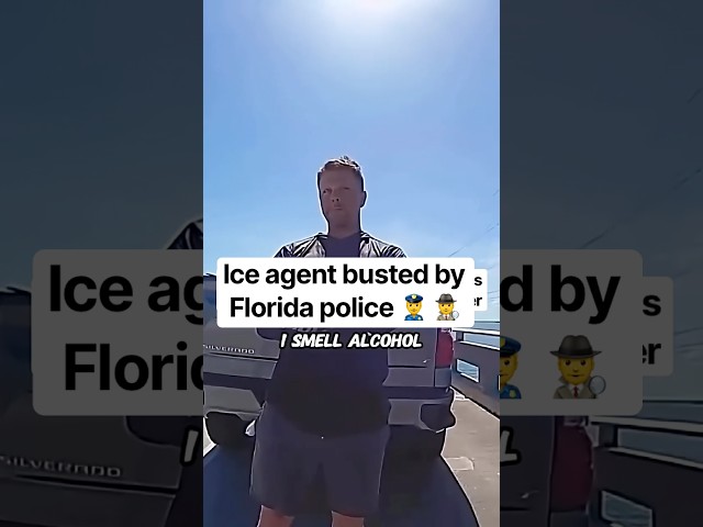 Ice agent busted by Florida police 👮‍♂️ 🕵️‍♂️