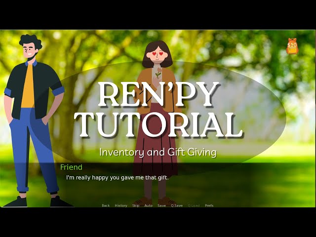 🎮 Ren'Py Visual Novel Tutorial: Inventory & Choices System