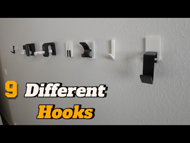 How to design 3d printed hook , many ways
