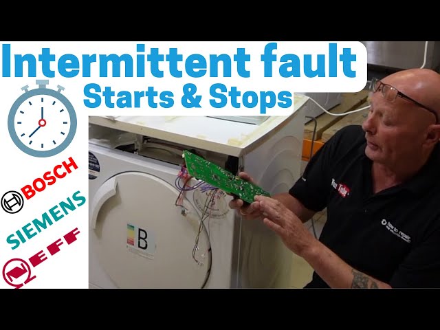 Tumble dryer no power ,not starting cutting out Bosch Neff Siemens pcb printed circuit board repair