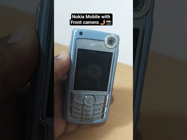 Nokia Mobile with Front camera 📸 🤳🏻 #shorts #youtubeshorts #retrotech90s #nokia #mobile