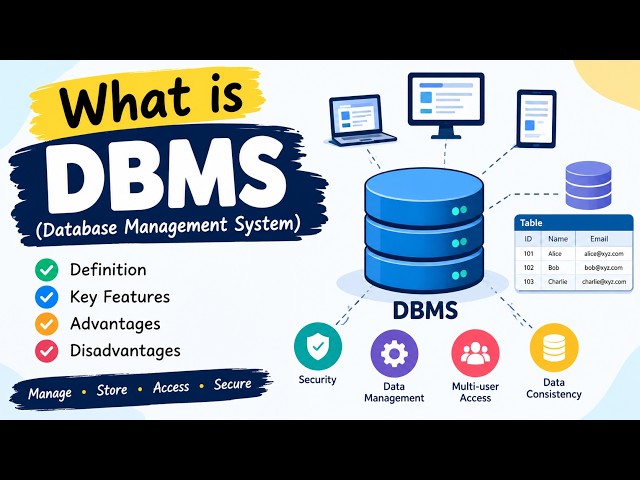 What is DBMS? | Database Management System Explained with Real-Life Examples