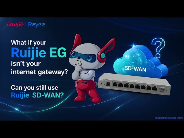 Ruijie Reyee SD-WAN: Branch Integration Without Firewall Replacement | Scenario 1: EG to L2 Switch