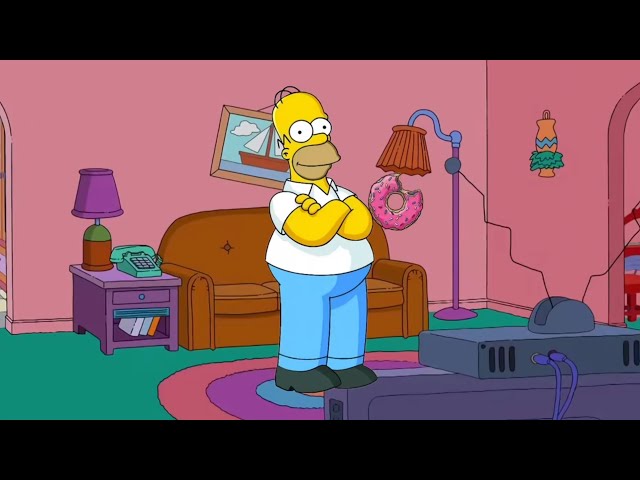 Homer drops his donut song original 
