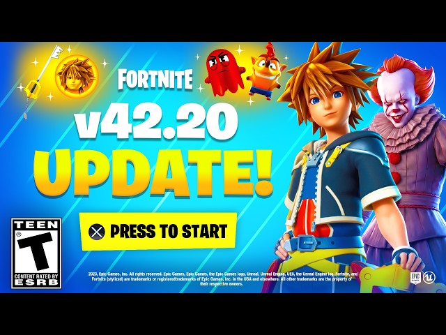 *NEW* FORTNITE UPDATE OUT RIGHT NOW!! NEW KINGDOM HEARTS, FORTNITEMARES 2026, SPRITES & MORE! (LIVE)