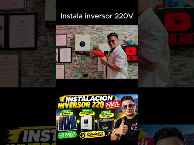 How to install a 220V inverter