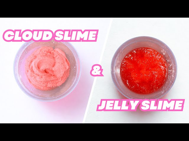 How To Make Cloud Slime & Jelly Slime! *DIY Slime Tutorial*