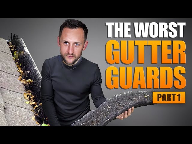 4 Worst Gutter Guards: GutterStuff, leaf guards, Brush, plastic covers /@RoofingInsights3.0