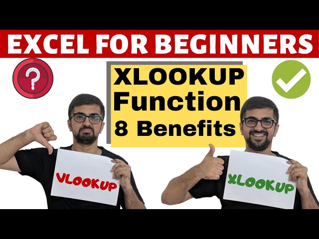 XLOOKUP In Excel | Hindi | XLOOKUP vs VLOOKUP | XLOOKUP के 8 फ़ायदे (हिंदी) | Lecture 5 Neeraj Arora