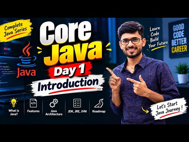 Core Java Day 1 | Introduction to Java in Marathi 🔥 | Complete Core Java Series | AadiandJava