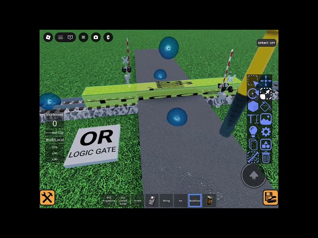 RSS Tutorial 1: How To Make A Basic Working Crossing Using An OR Logic Gate