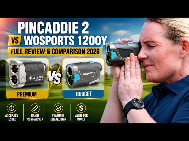 Leupold PinCaddie 2 vs Wosports Golf Rangefinder 1200Y -Full Review and Comparison 2026