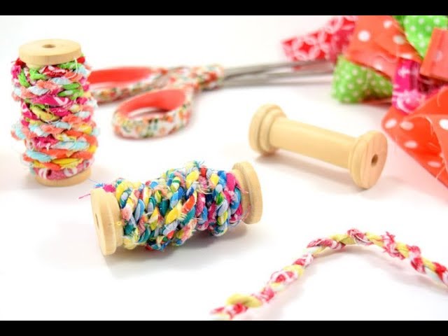 How to Make Fabric Twine from Scrap Material