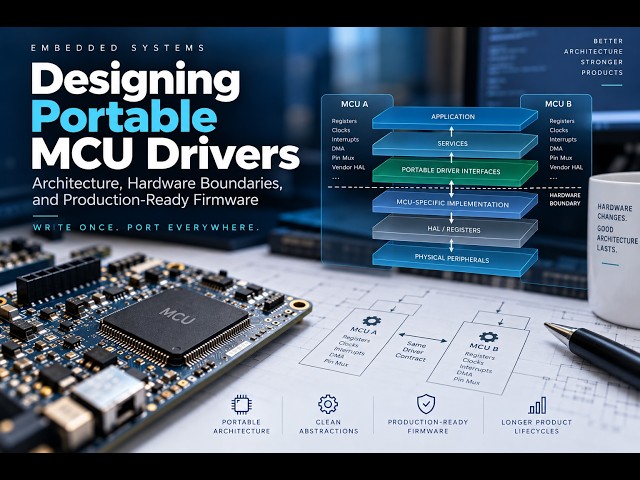 Designing Portable MCU Drivers: Architecture, Hardware Boundaries, and Production-Ready Firmware