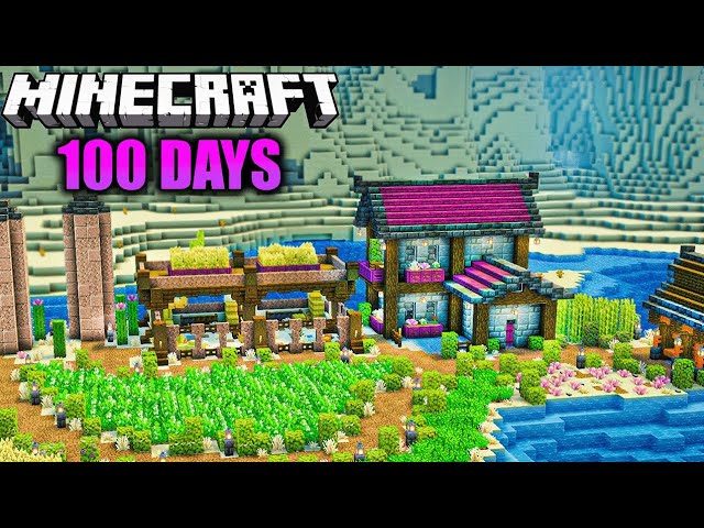 Surviving 100 Days In A Minecraft Desert
