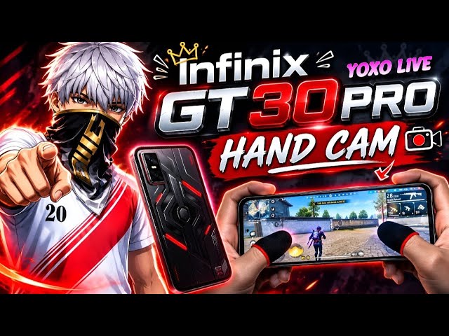 INFINIX GT 30 PRO HANDCAM GAMEPLAY #infinixgt30pro #handcam #gameplay #yoxolive