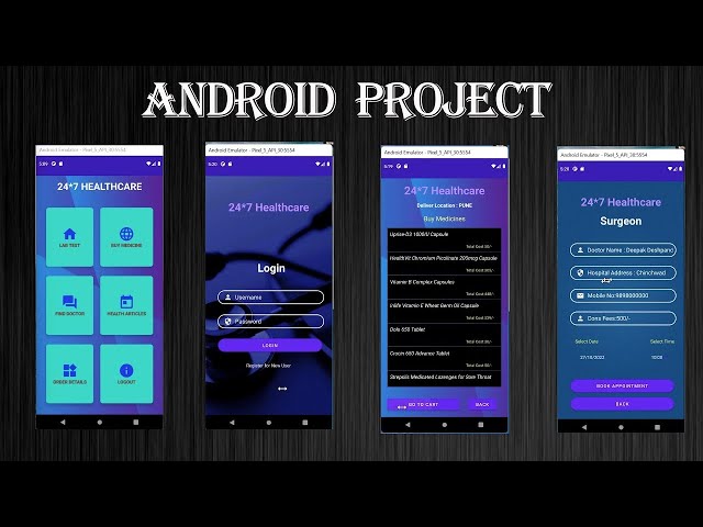 Android Healthcare App build  Android beginner Project   Tutorial   Android Stufio  Project 2023