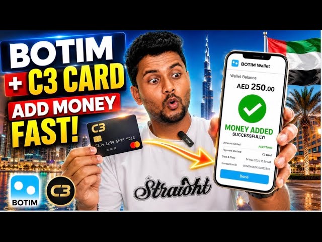 How to Add Money in BOTIM Using C3 Card (UAE) | BOTIM Wallet Top Up Guide